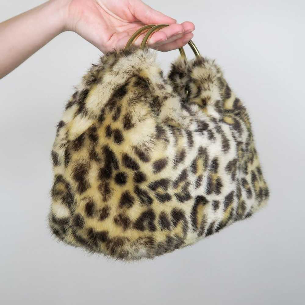 A New Day Faux Fur Leopard Print Mini Bag - image 2