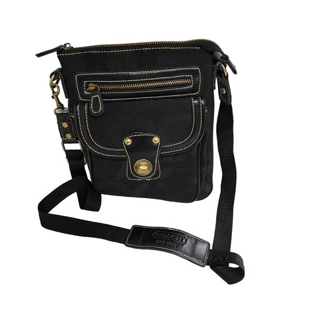 Coach Legacy 40725 Swingpack Crossbody Bag Black - image 1
