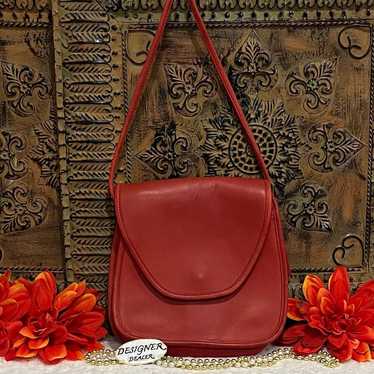 Authentic COACH Vintage Lindsay Small Red Leather 