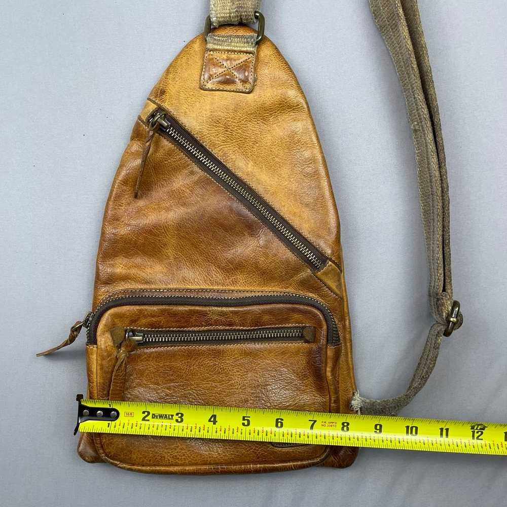Vintage Bed Stu Andie Sling Backpack Genuine Leat… - image 8