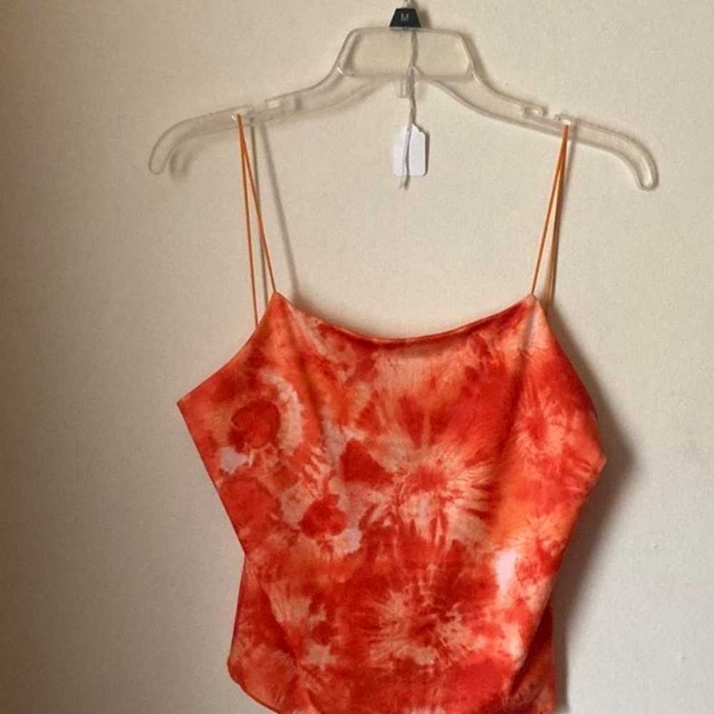 Vintage Y2K  tie dye backless tank - image 1