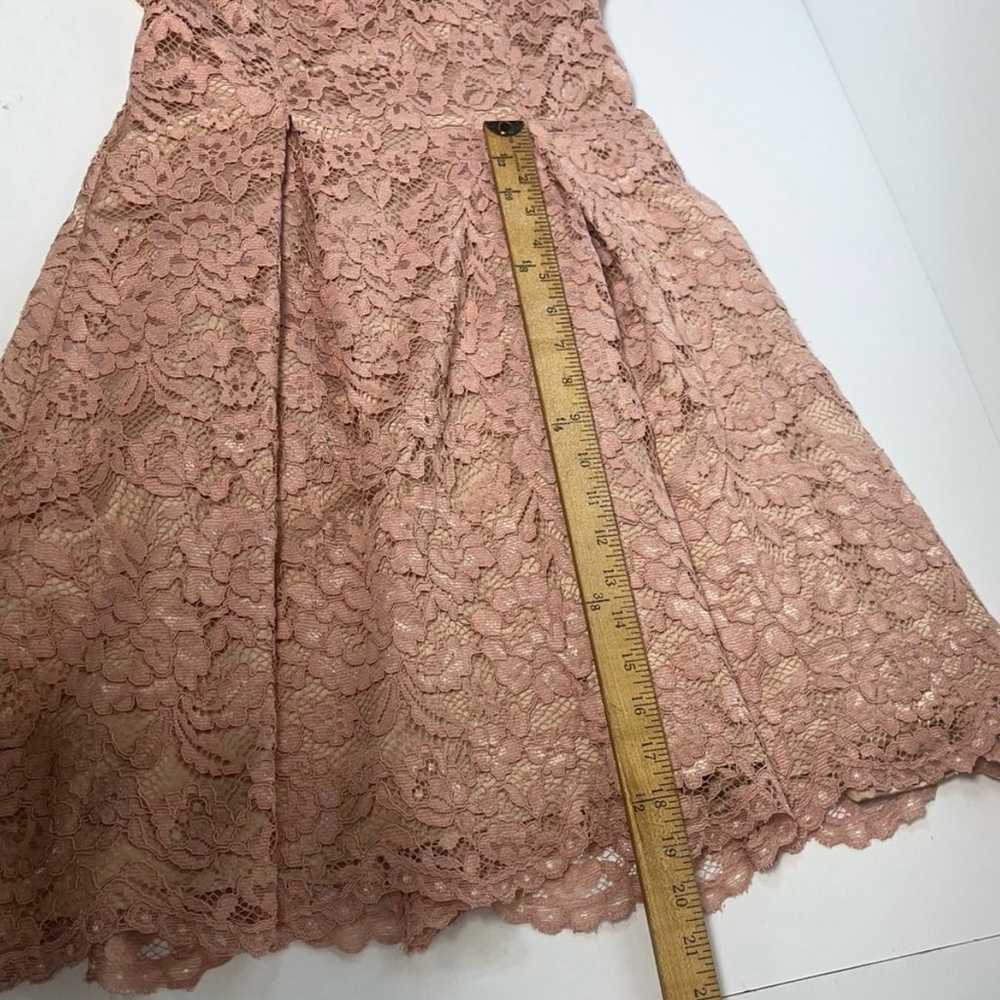 Vince Camuto Designer Dress | Blush Pink Lace Sho… - image 12