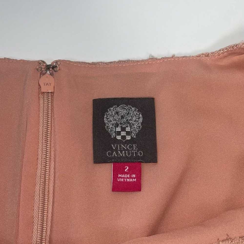 Vince Camuto Designer Dress | Blush Pink Lace Sho… - image 5
