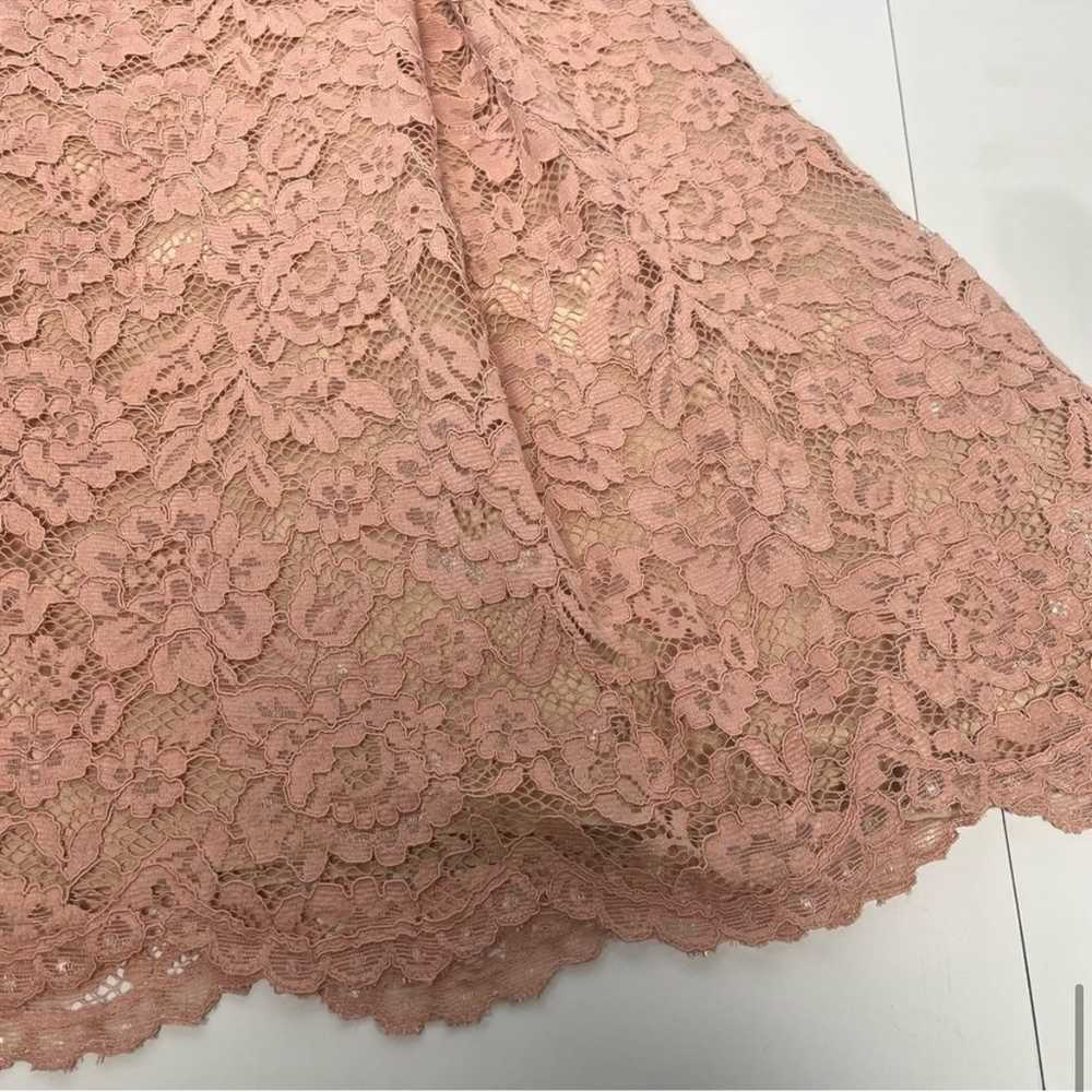 Vince Camuto Designer Dress | Blush Pink Lace Sho… - image 7