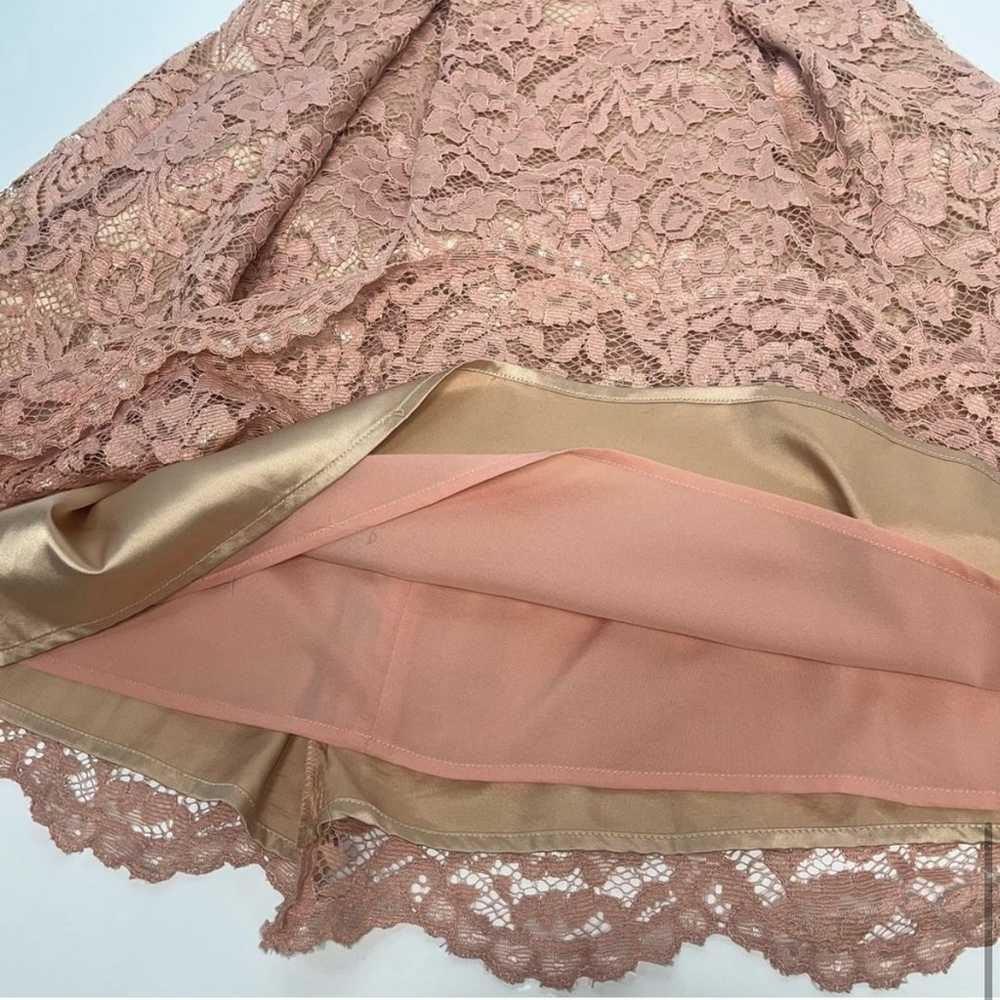 Vince Camuto Designer Dress | Blush Pink Lace Sho… - image 8