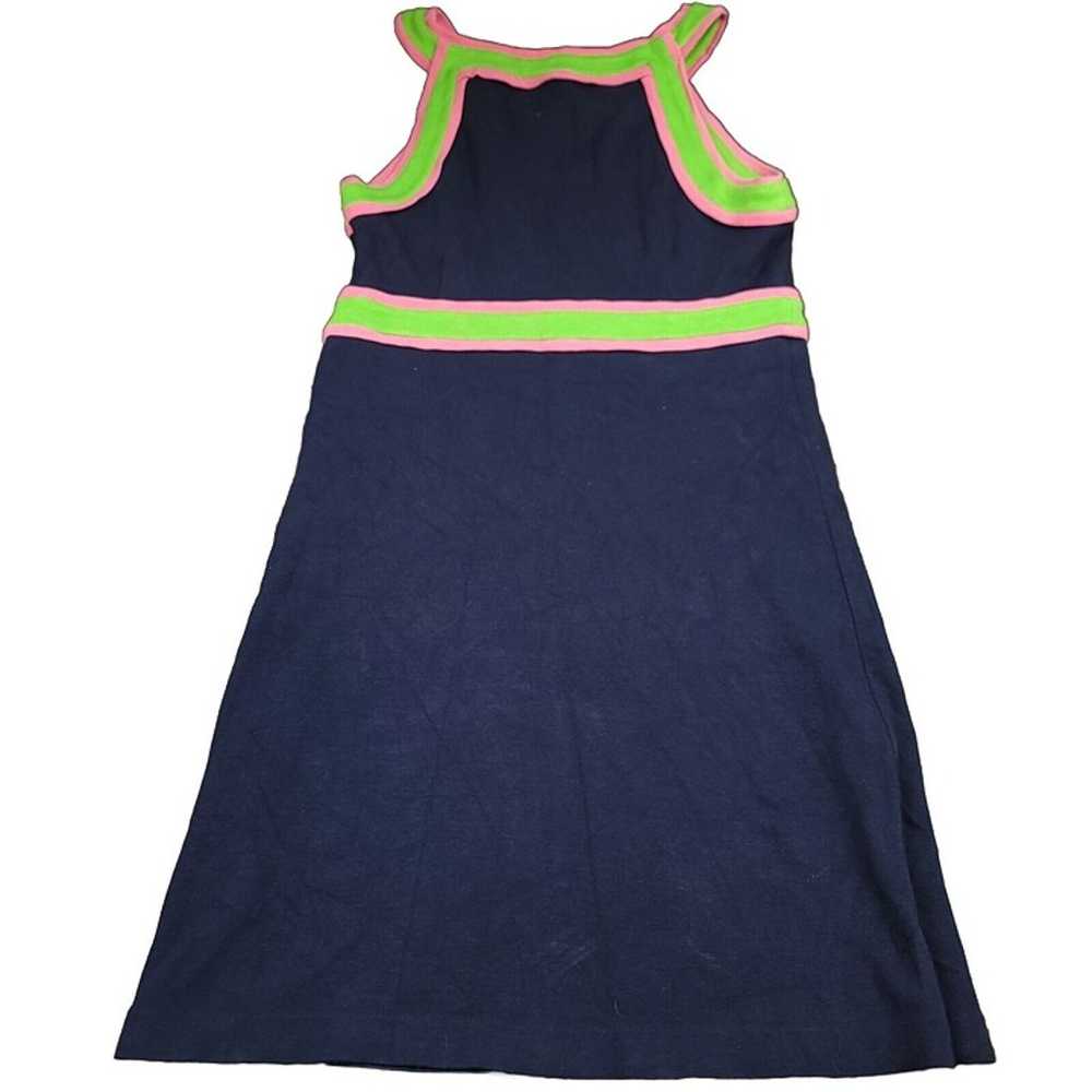 Lilly Pulitzer Womens 6 Dress Vintage Navy Blue P… - image 2