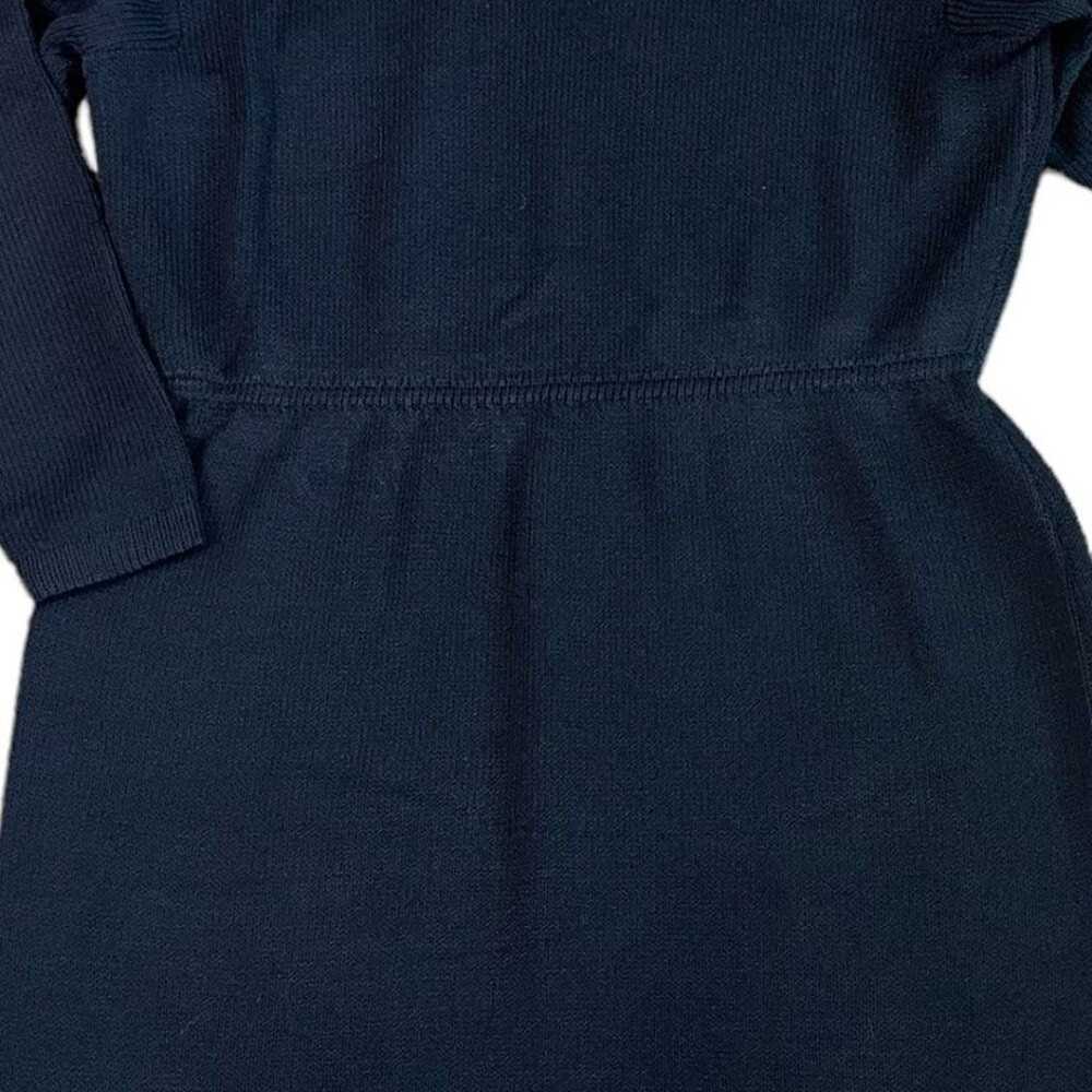 St. John by Marie Gray Black Santana Knit Dress M… - image 2