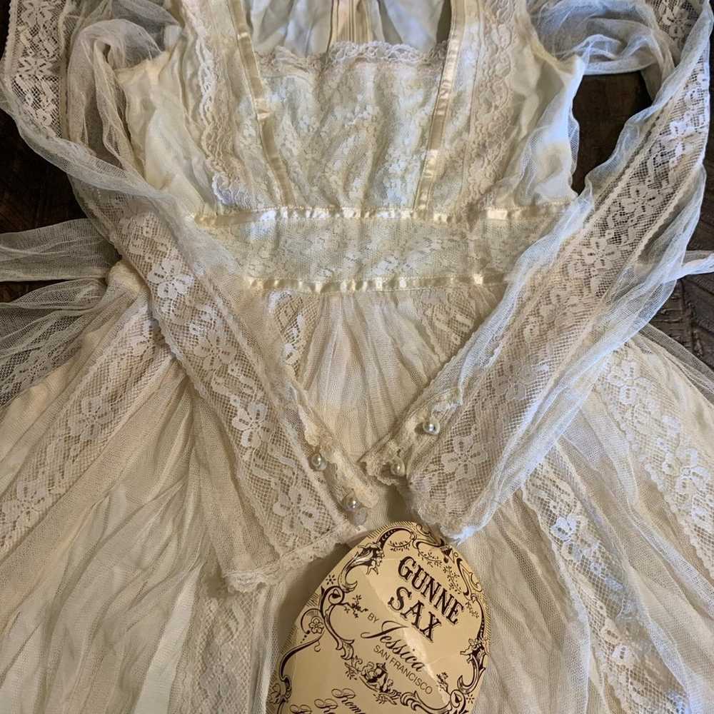 Vintage Gunne Sax Romantic Renaissance Dress Size… - image 11