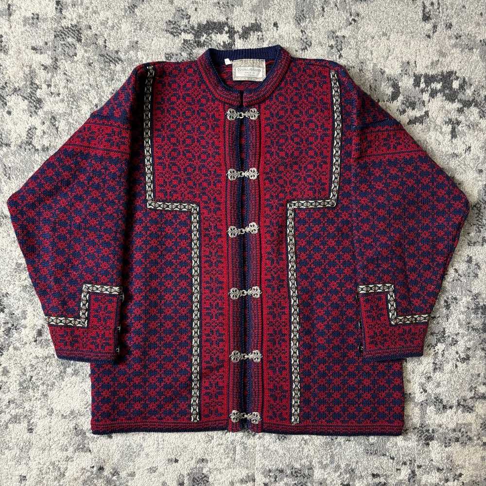 Norlaender Norlender Nordic Wool Cardigan Sweater… - image 1