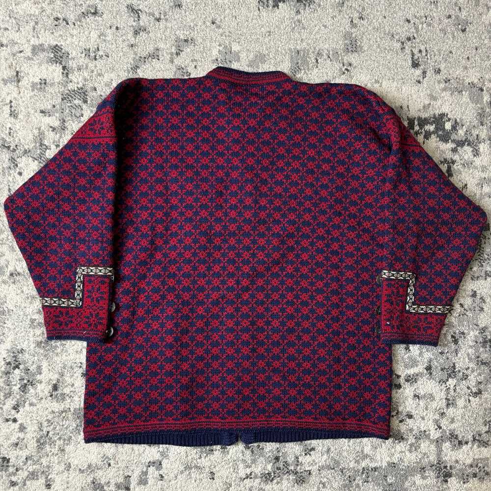 Norlaender Norlender Nordic Wool Cardigan Sweater… - image 2