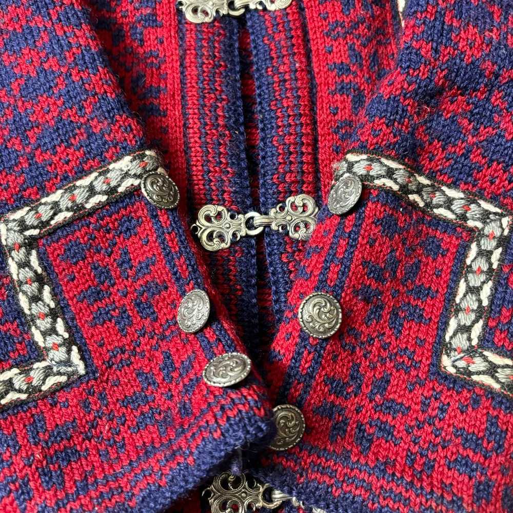 Norlaender Norlender Nordic Wool Cardigan Sweater… - image 5