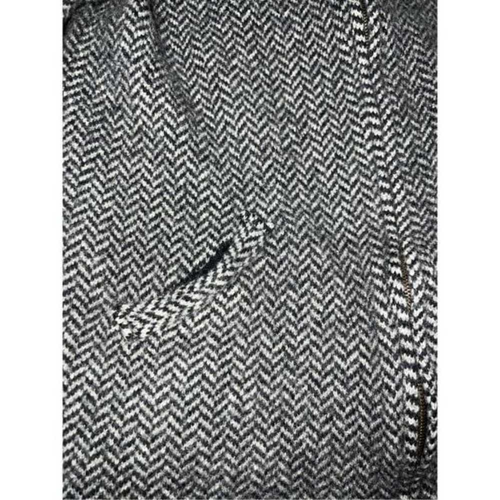 Vintage Ralph Lauren Gray Herringbone Lambswool F… - image 5