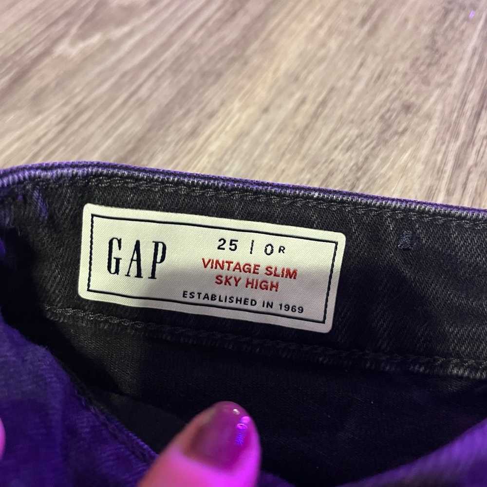 Gap Vintage High Rise Slim Jeans - image 5
