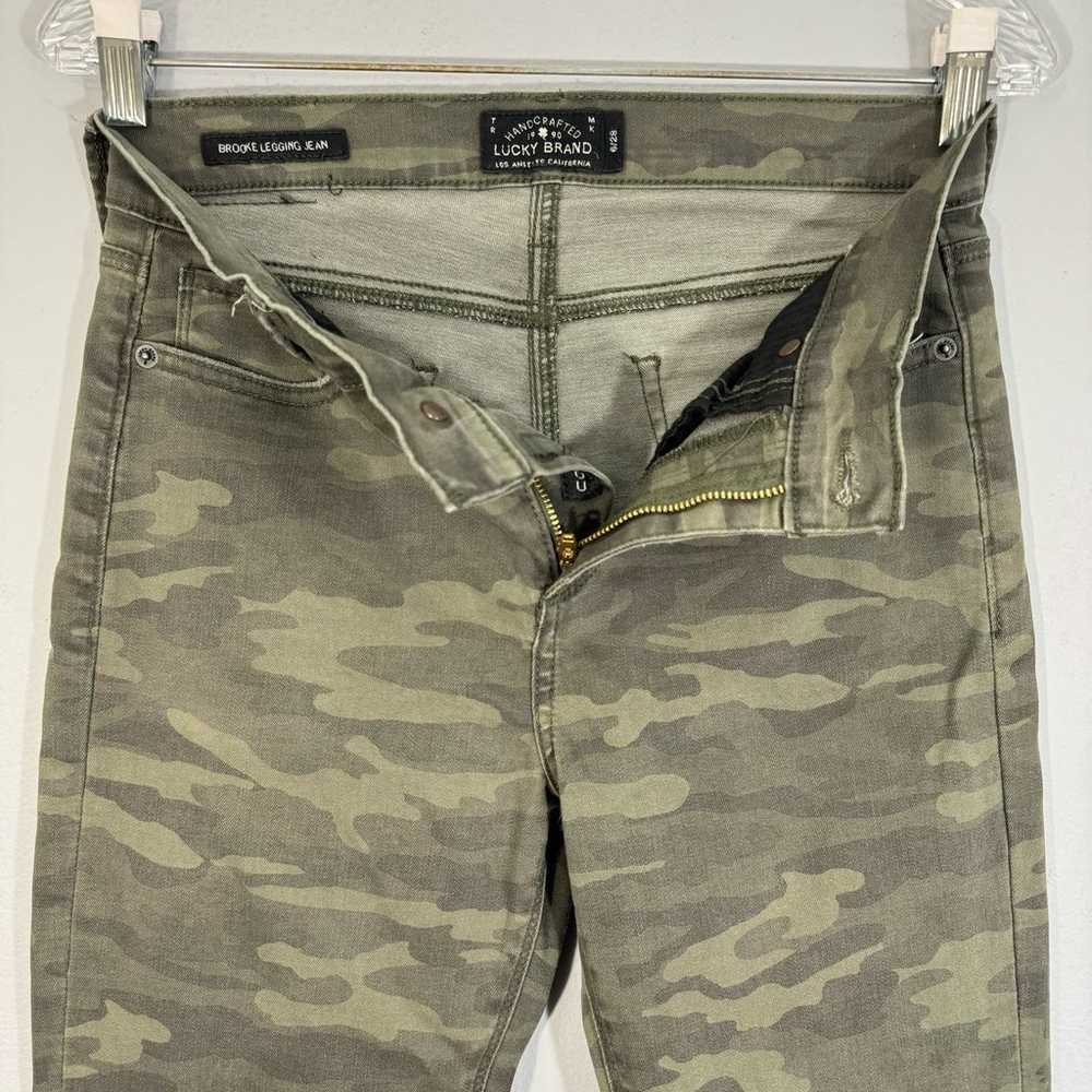 Lucky Brand Brooke Legging Military Camo Jean - image 6