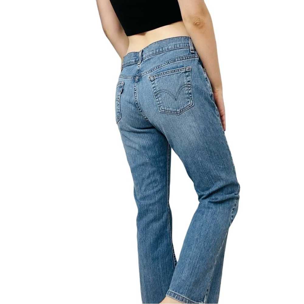 Vintage Levi’s Jeans Bootcut 515 Cotton Light Blu… - image 2