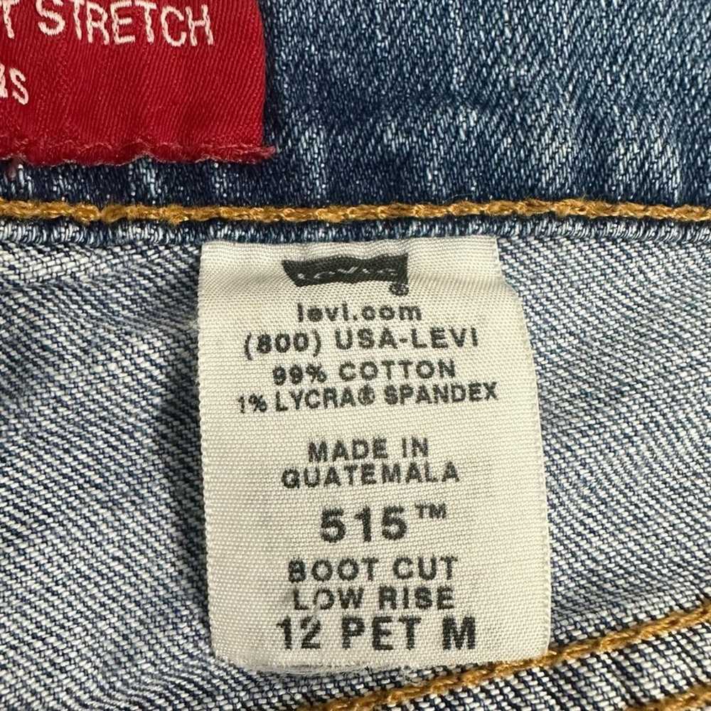 Vintage Levi’s Jeans Bootcut 515 Cotton Light Blu… - image 7