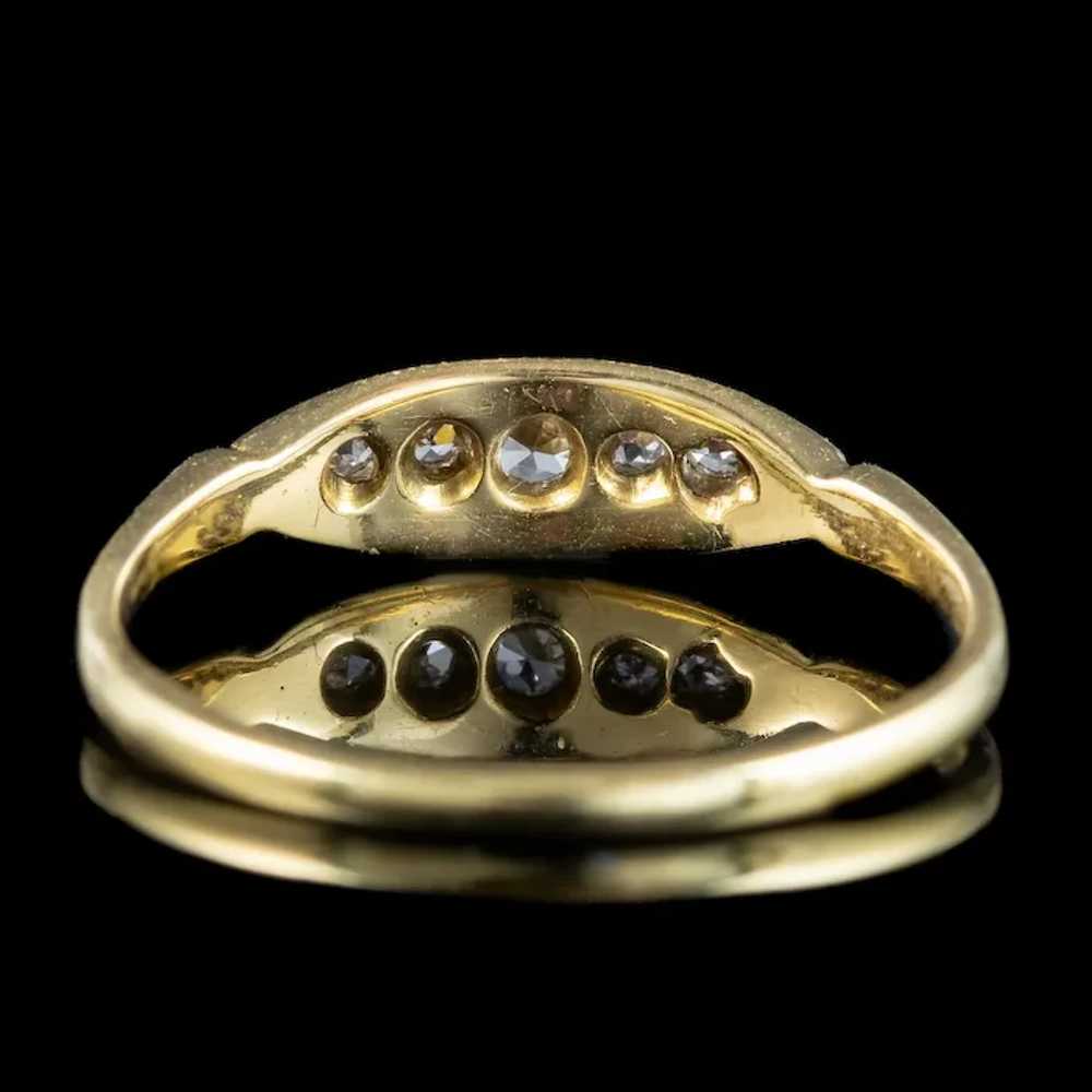 Antique Edwardian Diamond Five Stone Ring - image 5