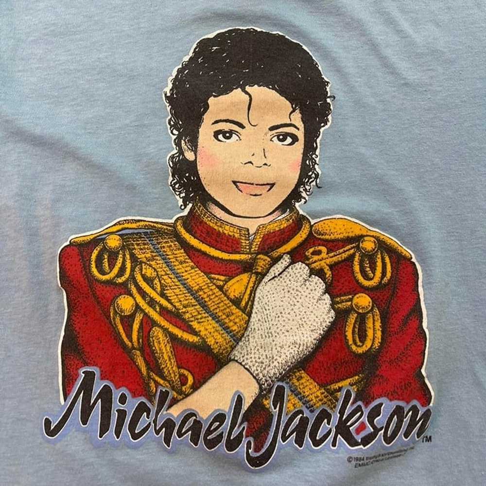 Vintage 80s Original Michael Jackson Glitter Glov… - image 2