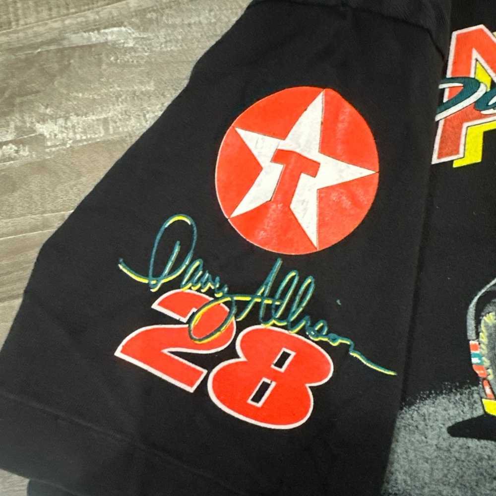 Vtg 90s 1993 Davey Allison AOP T Shirt Sz XL Nasc… - image 5