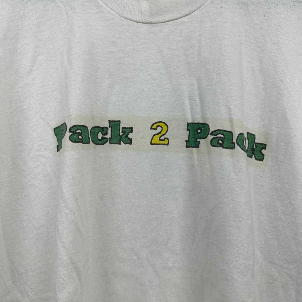 Vintage Green Bay Pack to Pack T-Shirt - XXL - image 2