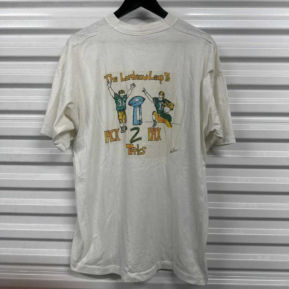 Vintage Green Bay Pack to Pack T-Shirt - XXL - image 5