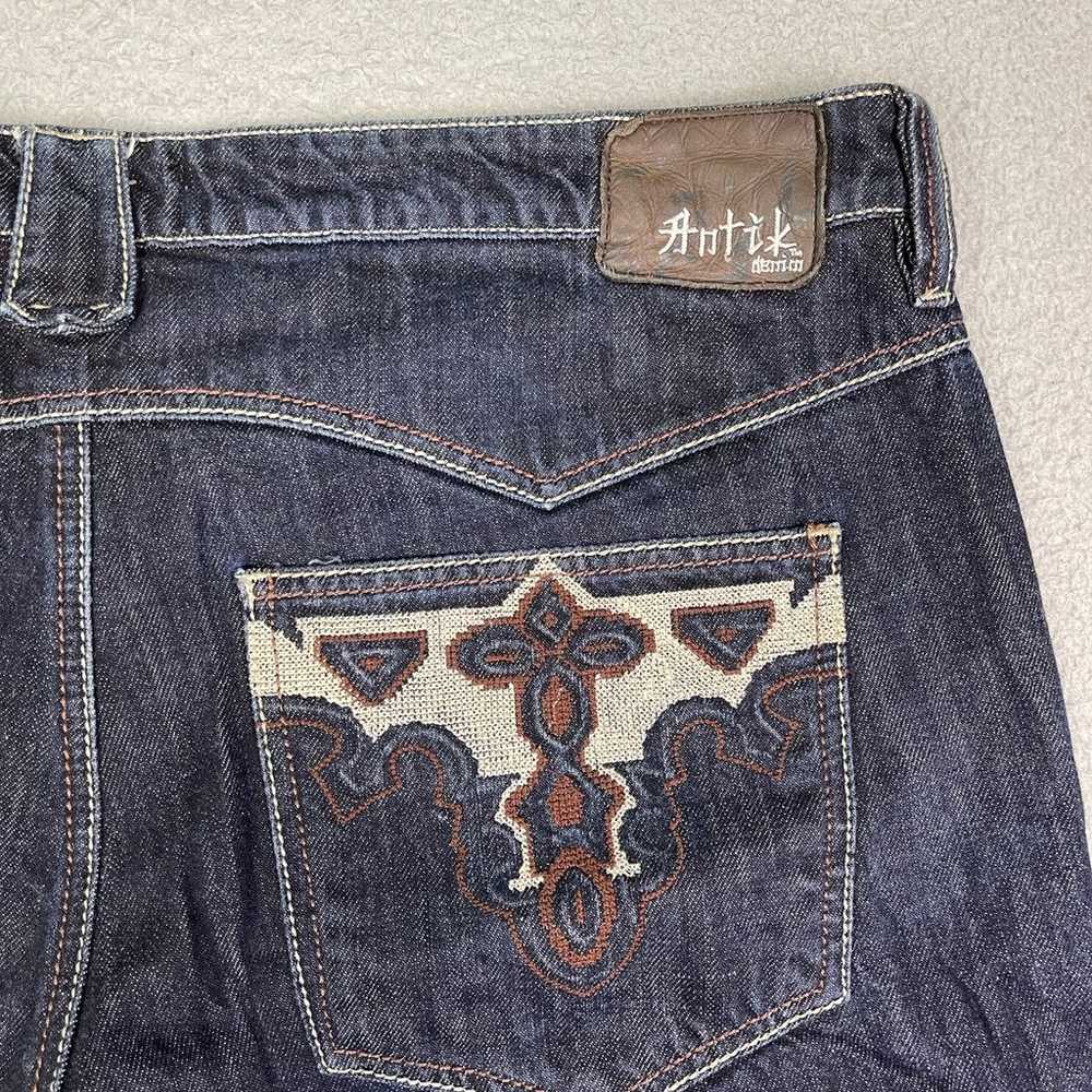 Vintage y2k embroidered baggy jeans - image 5
