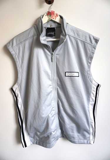 Vintage Adidas Sweatshirt Vest Windbreaker Tracks… - image 1