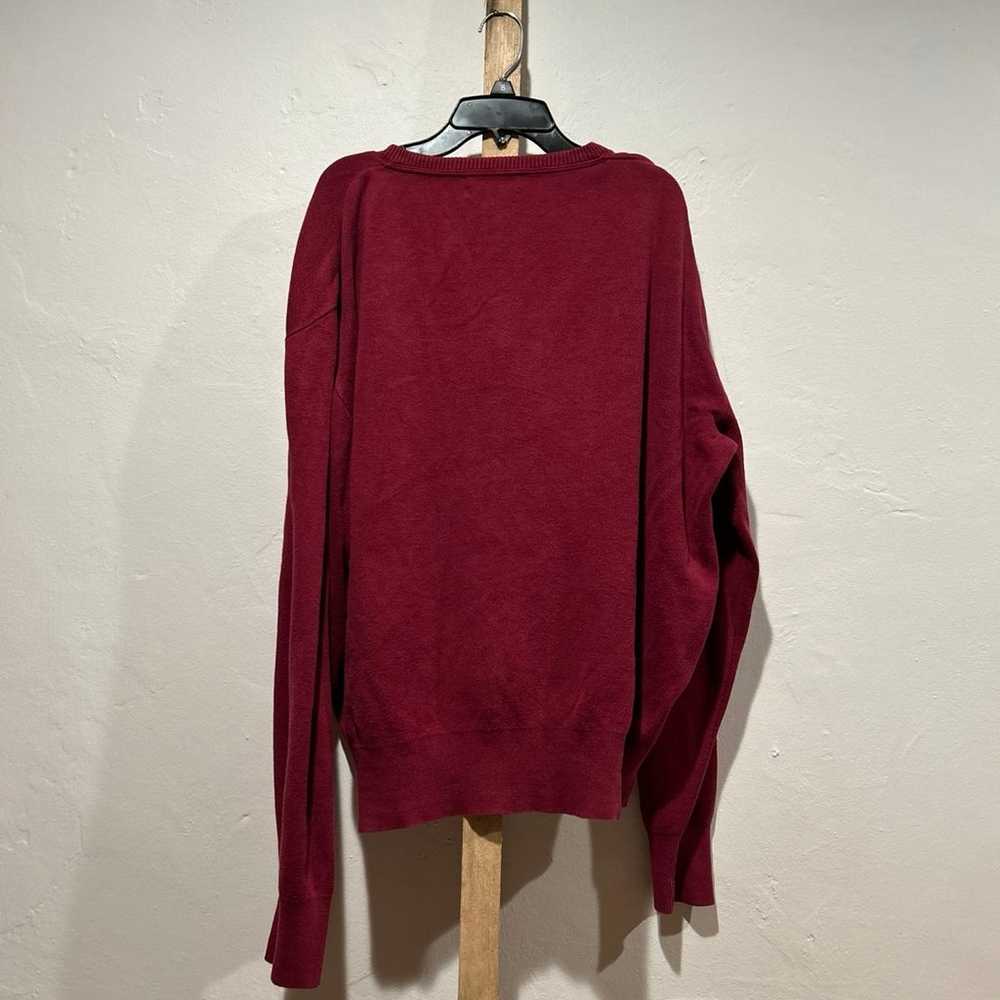 Vintage Christian Dior Burgundy Men’s Sweater XL - image 3