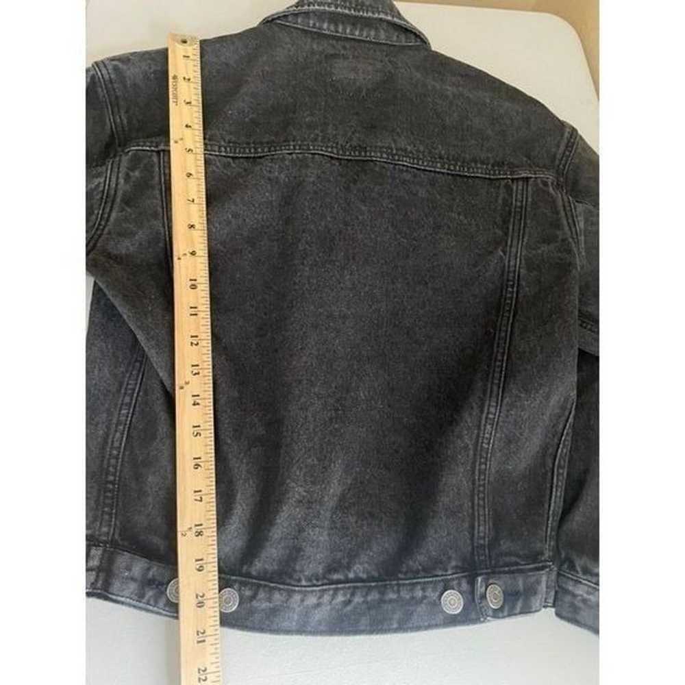 The Gap Vintage Black Denim Jacket Jean Jacket Me… - image 4