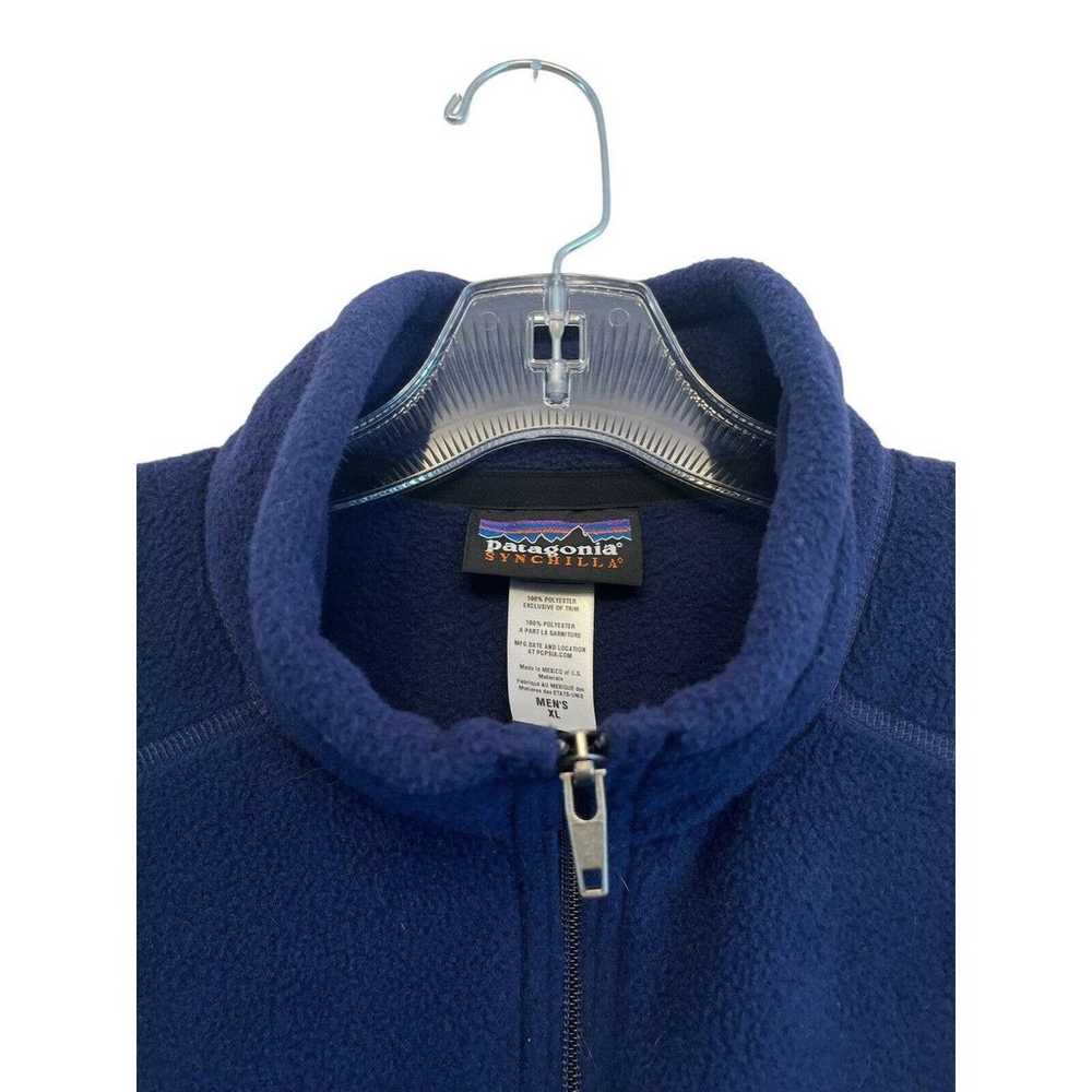 Vintage Patagonia Synchilla Vest Full Zip Fleece … - image 3