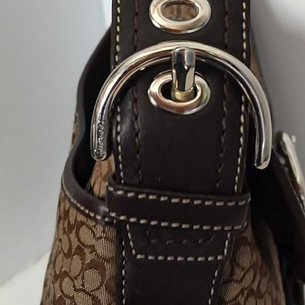 Coach Brown Purse with Adjustable Strap - image 5