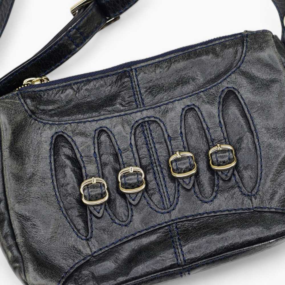 Gustto ✦ Black Leather Crossbody Bag Purse - image 2