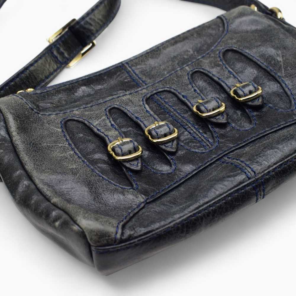 Gustto ✦ Black Leather Crossbody Bag Purse - image 3