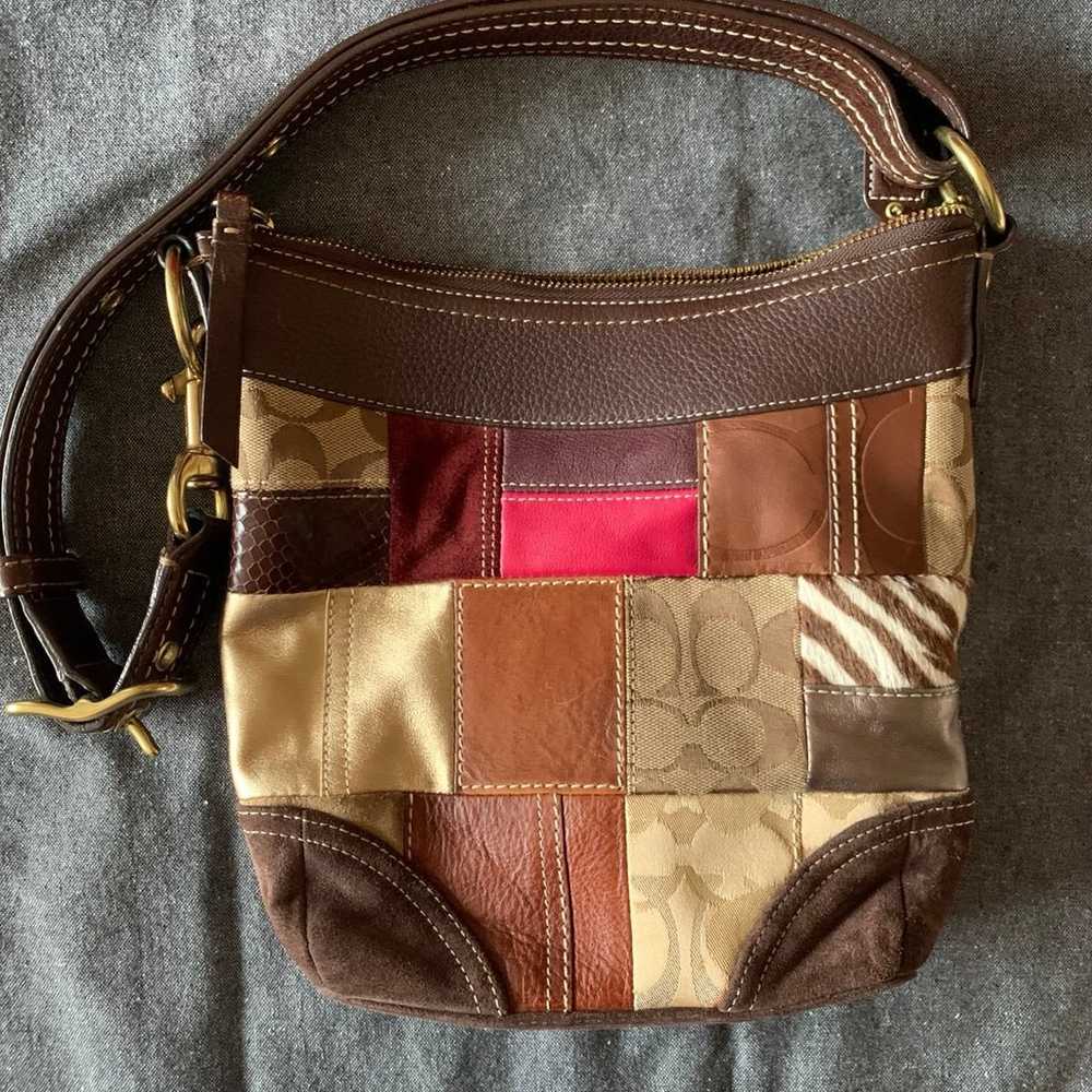 Coach patchwork shoulder bag - image 2