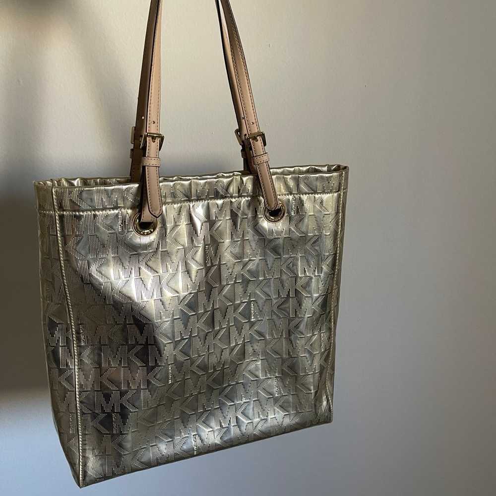 Michael Kors gold tote bag - image 1