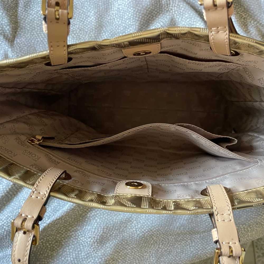 Michael Kors gold tote bag - image 3