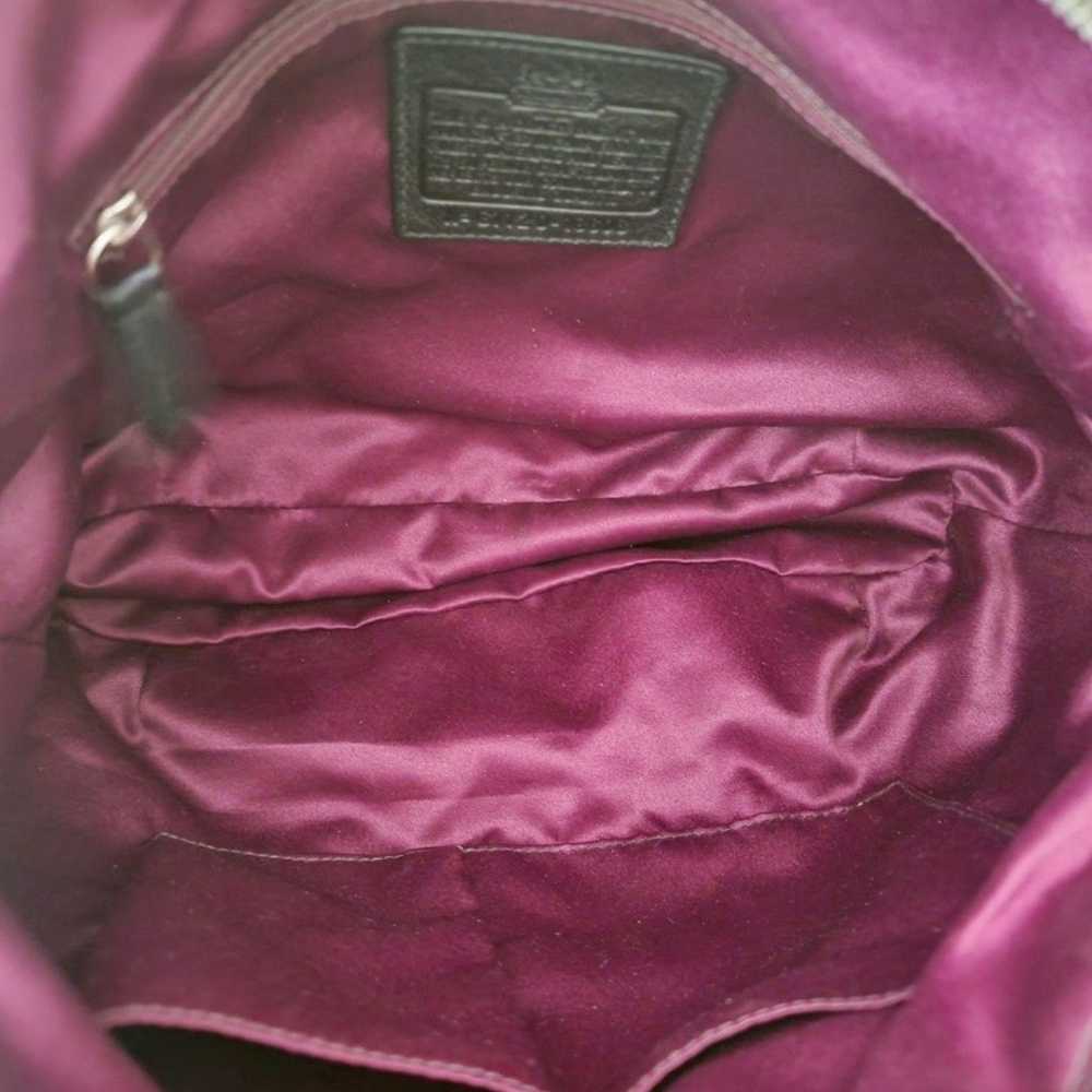 NWOT coach op art madison satchel shoulder bag - image 8