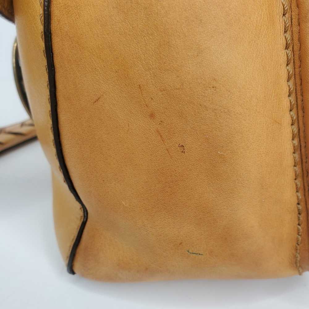 Coach Bleecker Leather Tattersall Shoulder Bag Ye… - image 5