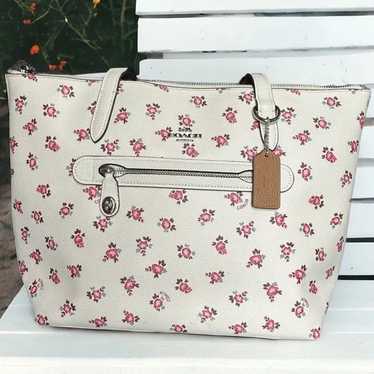 Coach Taylor Tote With Floral Bloom Print - image 1