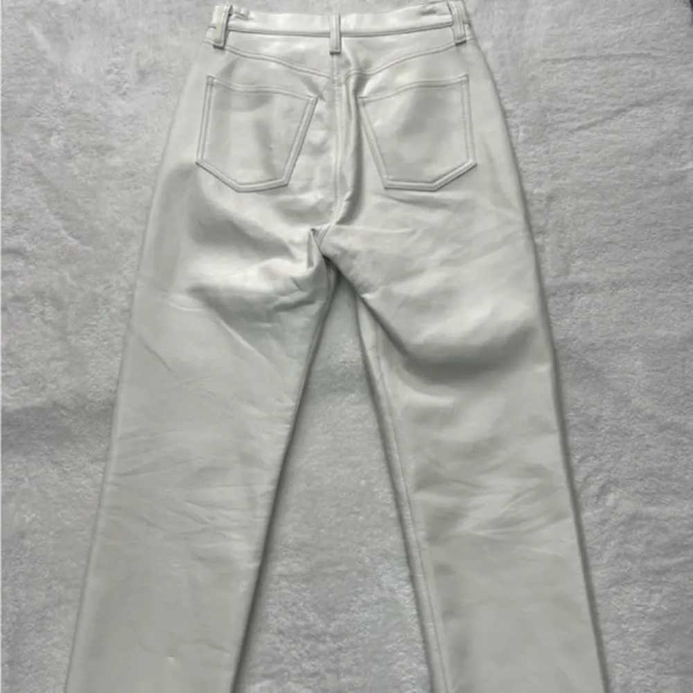 Agolde Leather straight pants - image 7