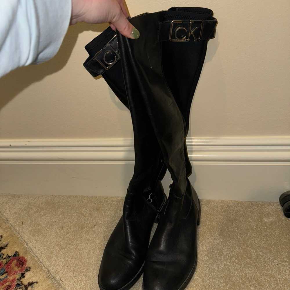 Calvin Klein black boots - image 2