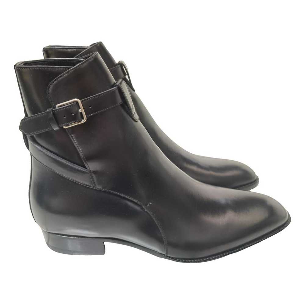 Saint Laurent Wyatt Jodphur leather boots - image 1