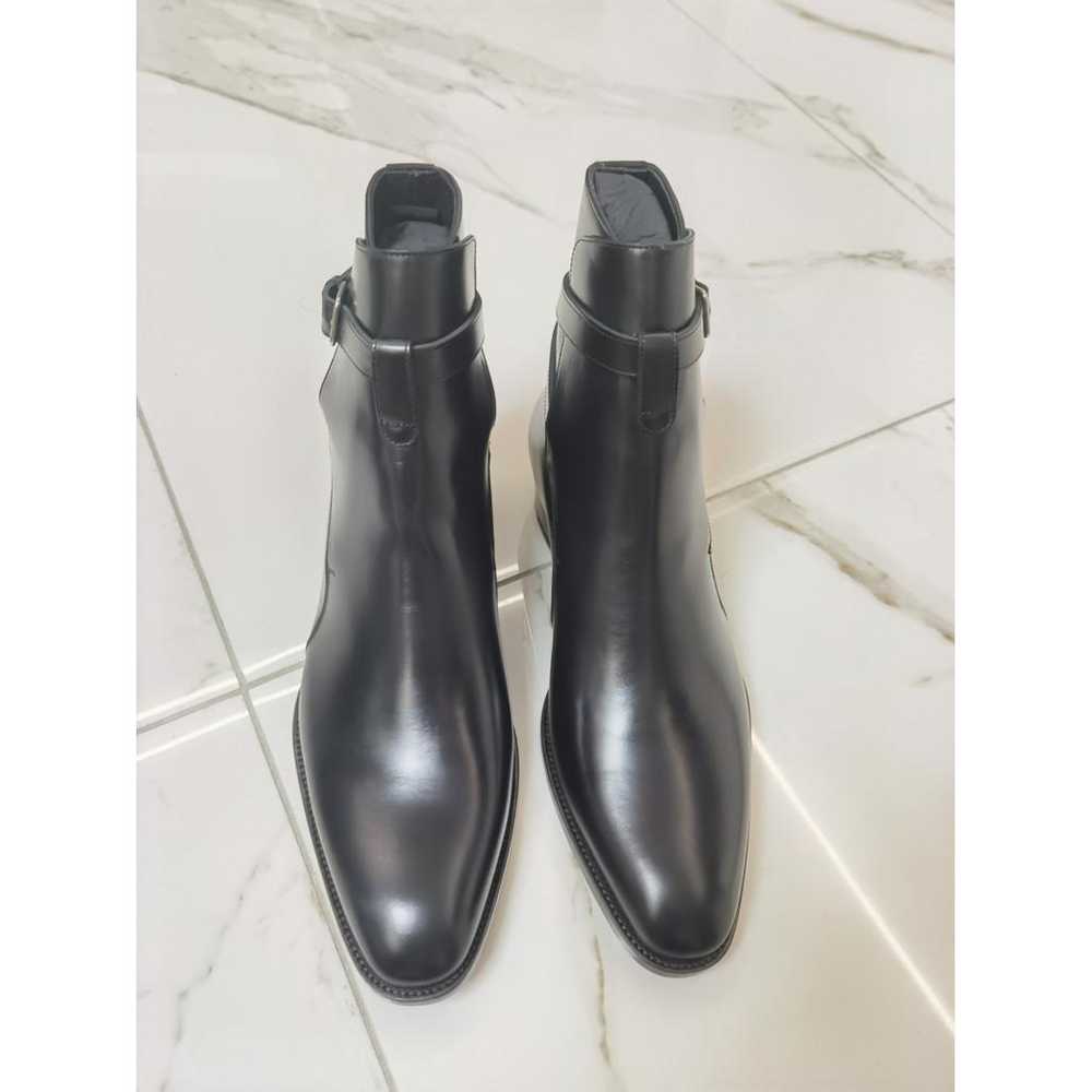 Saint Laurent Wyatt Jodphur leather boots - image 2