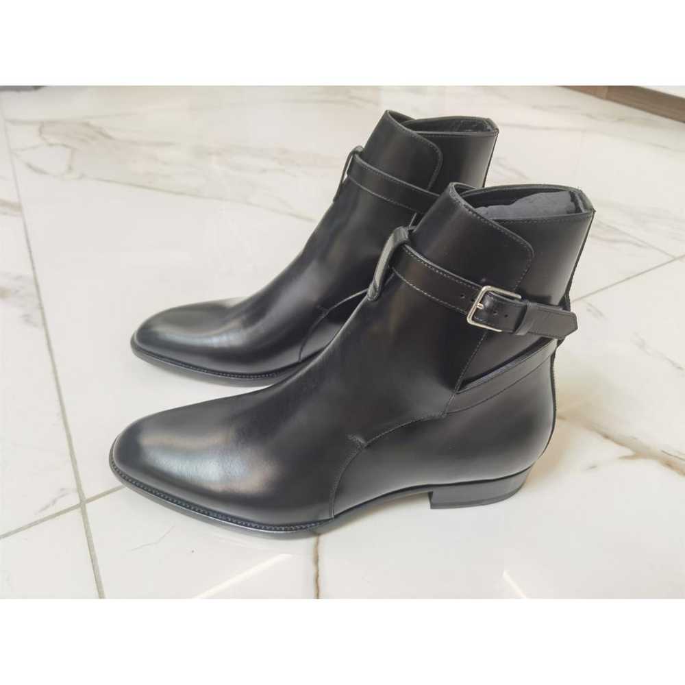 Saint Laurent Wyatt Jodphur leather boots - image 3