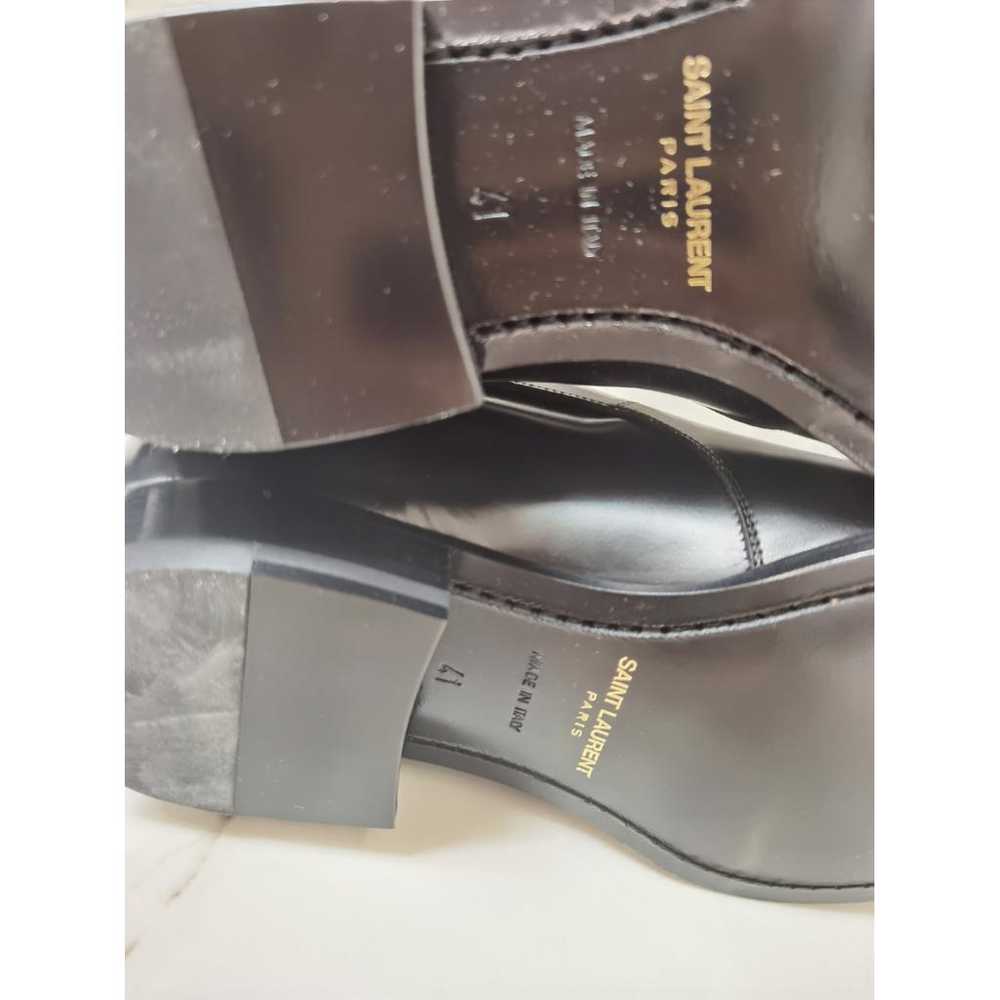 Saint Laurent Wyatt Jodphur leather boots - image 6