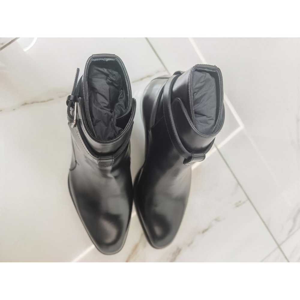 Saint Laurent Wyatt Jodphur leather boots - image 8