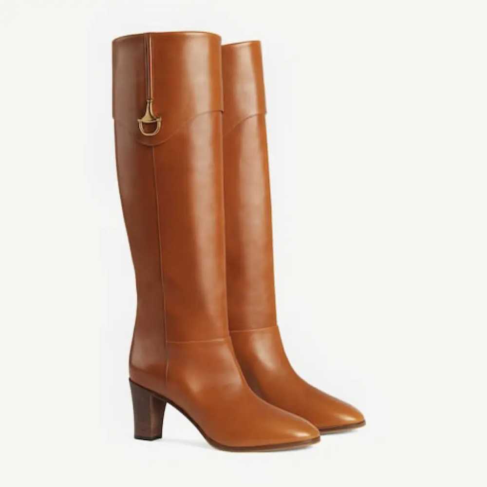 Gucci Leather boots - image 2