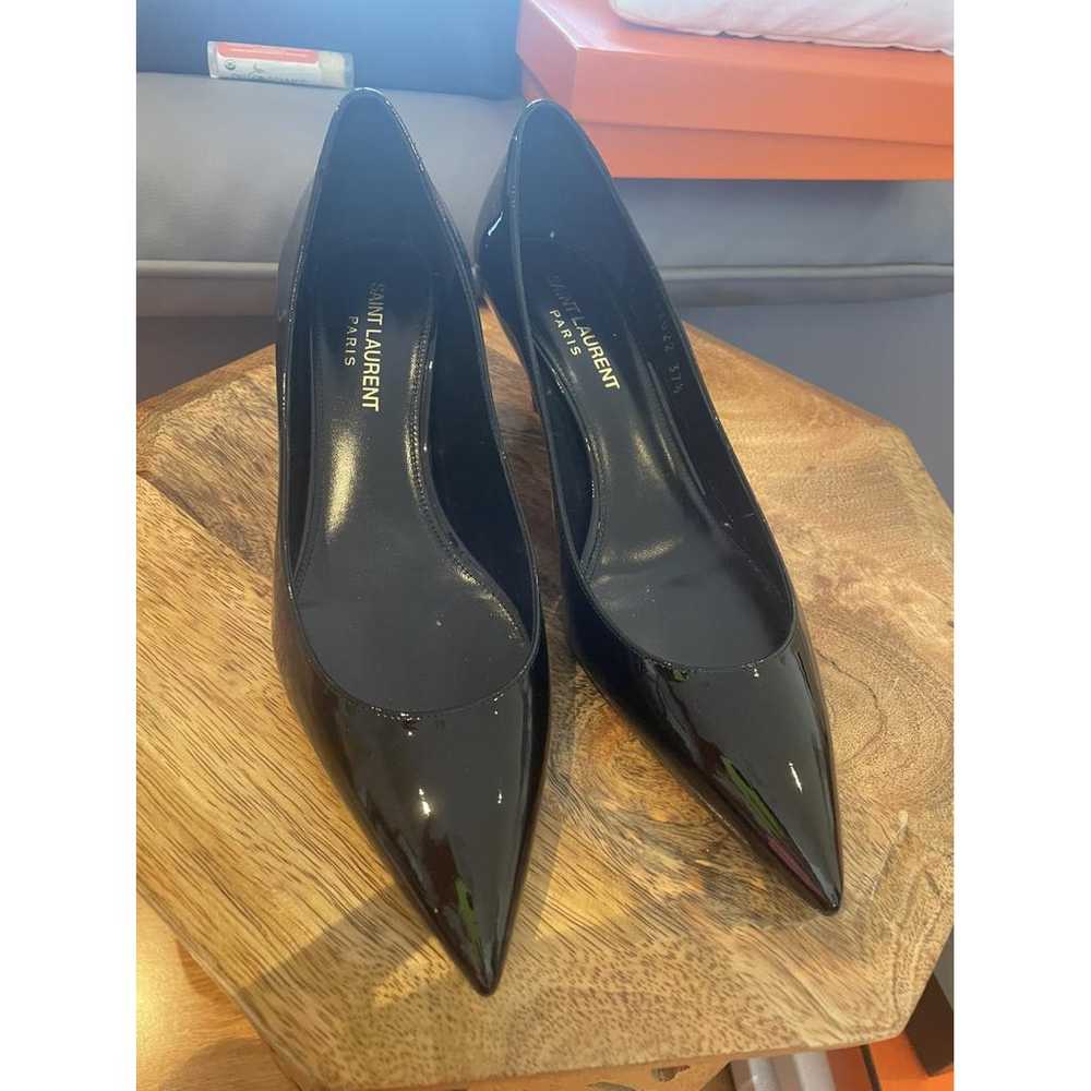 Saint Laurent Charlotte patent leather heels - image 2