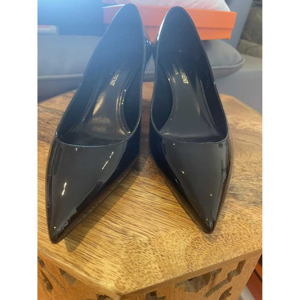 Saint Laurent Charlotte patent leather heels - image 4
