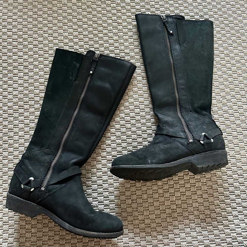TEVA de la vina dos tall black leather boots - image 5